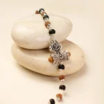 Om Trinetra Trishul Damru Karungali Rudraksha Bracelet
