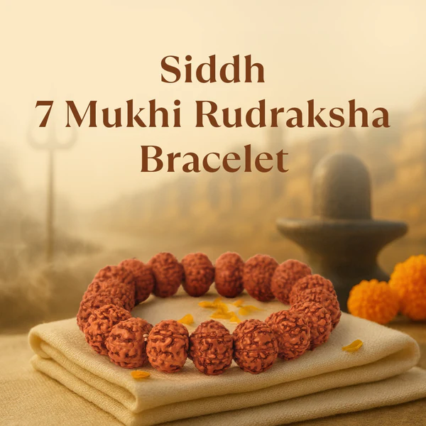 1_56 Kashi Siddh 7 Mukhi Rudraksha Bracelet - Image 1