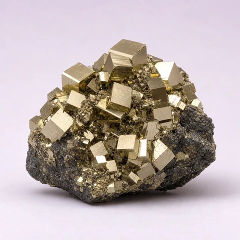 natural-raw-pyrite-cluster-480w Natural Raw Pyrite Cluster - Image 1