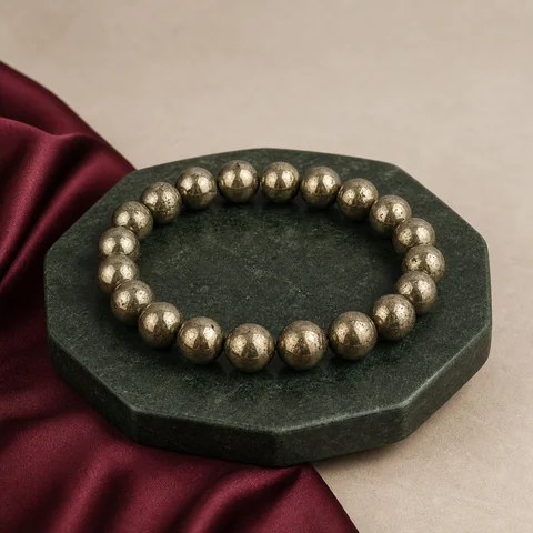 pyrite-bracelet-480w Pyrite Bead Bracelet - Image 1