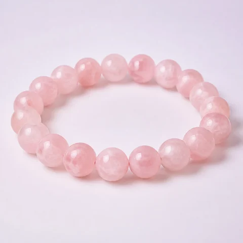 rose-quartz-bead-bracelet-480w Rose Quartz Bead Bracelet - Image 1